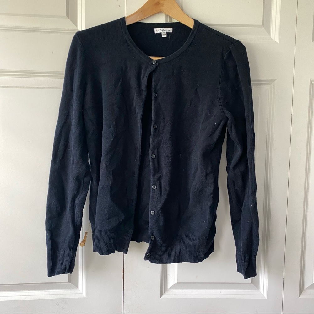 Black Button-Up Cardigan
